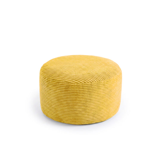 Plush Corduroy - Saffron - Footstool banner
