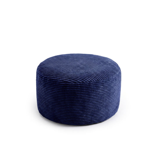 Plush Corduroy - Indigo - Footstool banner